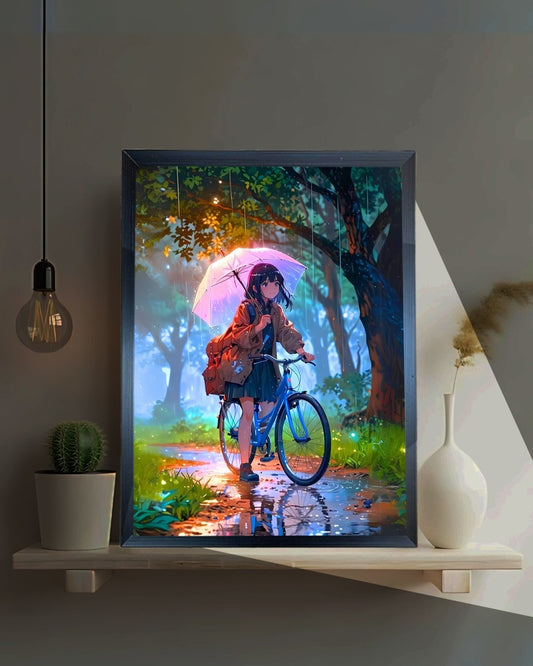 Umbrella Girl - Lamp Frame