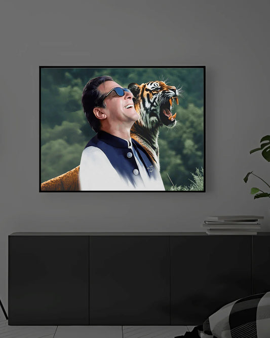 IMRAN KHAN - Tiger Glowing Frame